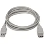 Aisens Cable de extensión USB 2.0 Tipo A Macho a Hembra 1,8m Beige